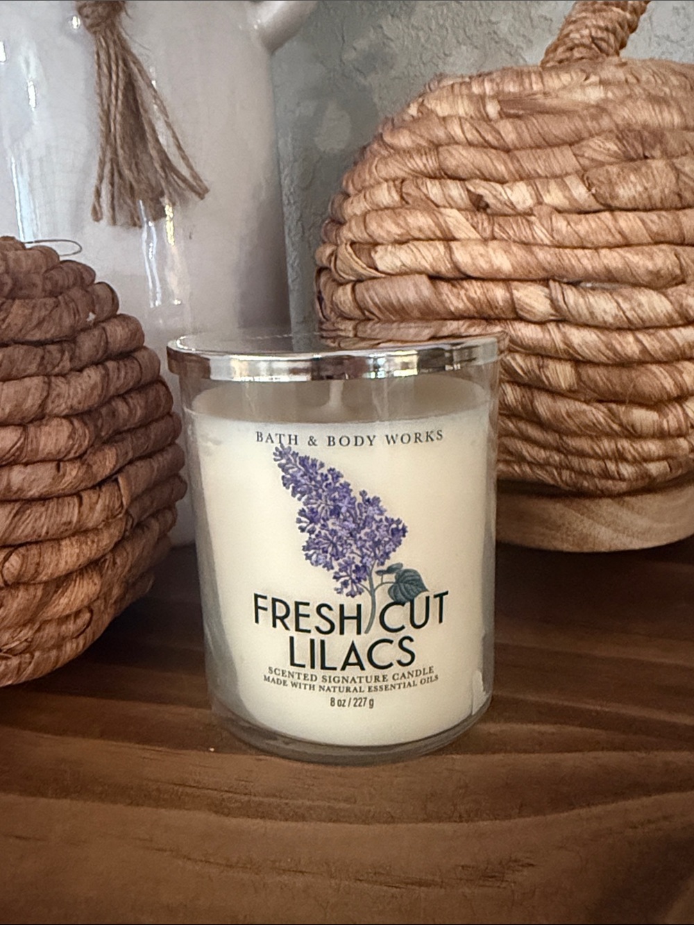 New! Bath & Body Works Fresh Cut Lilacs Candle